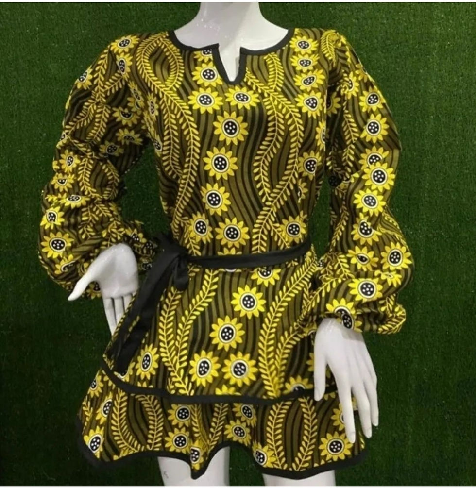 Thumbnail: Ankara Casual Top - Custom Order