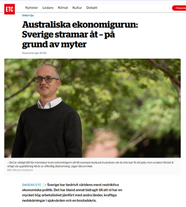 MYTER OCH MISSFÖRSTÅND LIGGER BAKOM ÅTSTRAMNINGSPOLITIKEN
