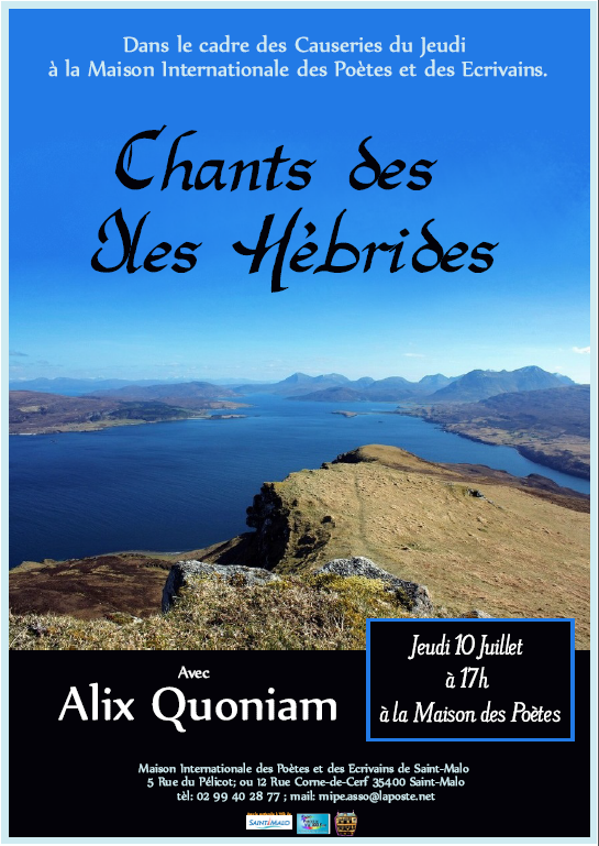affiche chants des iles hébrides