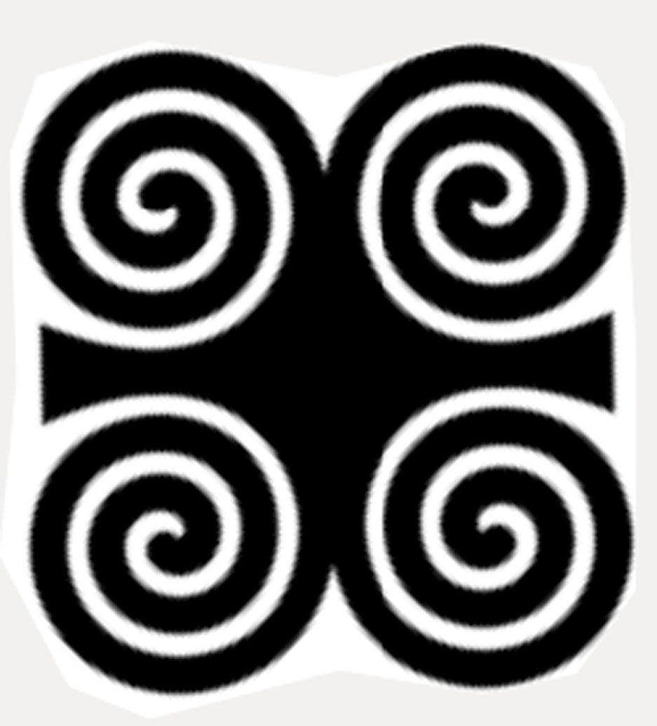 Adinkra symbol Dwannimmen representing humility, strength, wisdom, and learning
