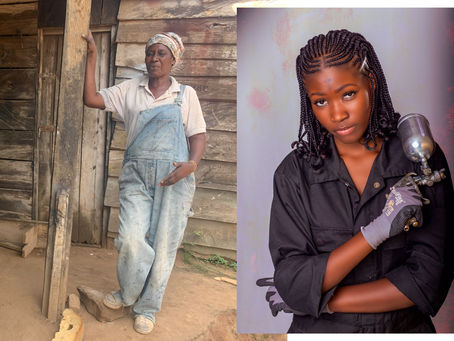 Rita Osei: The Trailblazing Woman Redefining Car Spraying in Koforidua; Celebrating the first and only female car spray shop owner in Koforidua