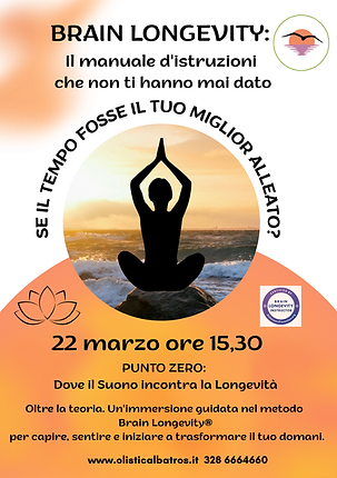 Volantino Ritiro Yoga Fotografico Gradiente Geometrico Semplice Arancione Giallo Bianco.pn