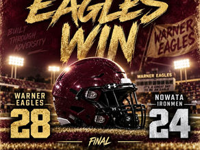 Warner Football 1-0 vs Nowata Ironmen