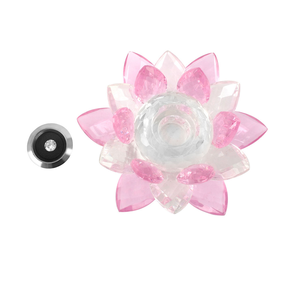 Thumbnail: DK21621 - Glass Flower Diamond Display