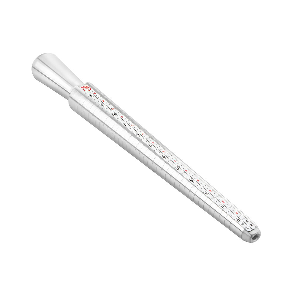 Thumbnail: DK77001 – Metal Four-in-One Ring Sizer Sticker Mandrel | Multi-Standard Ring