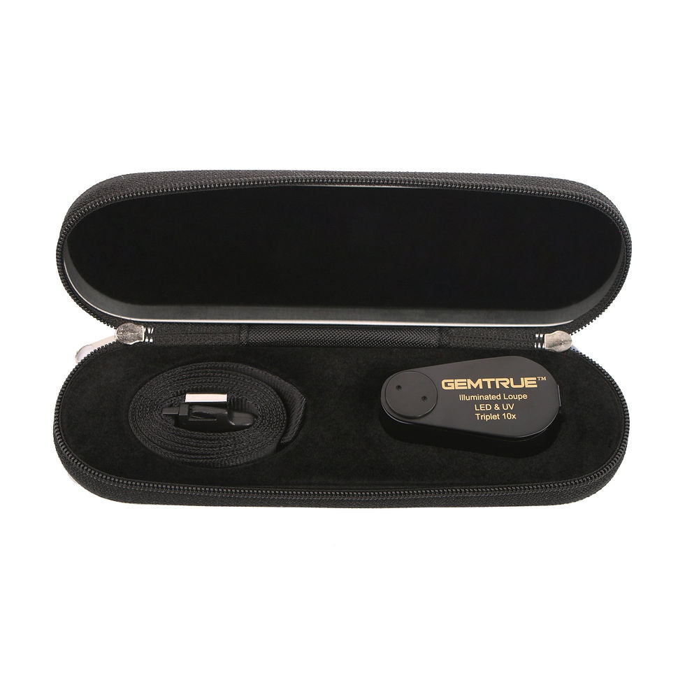 Thumbnail: DK09103C Diamond Loupe Illuminated Rechargeable LED & UV triplet 10x 20.5mm