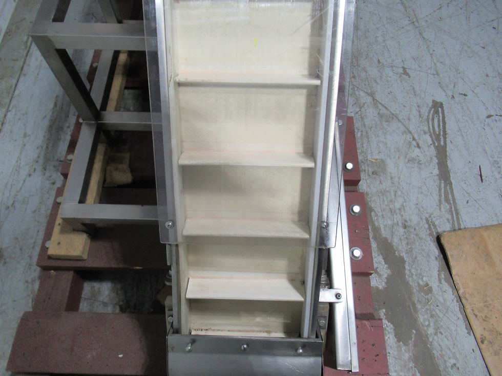 Thumbnail: Proquip, All Stainless steel Capsule/Tablet Cleated incline conveyor