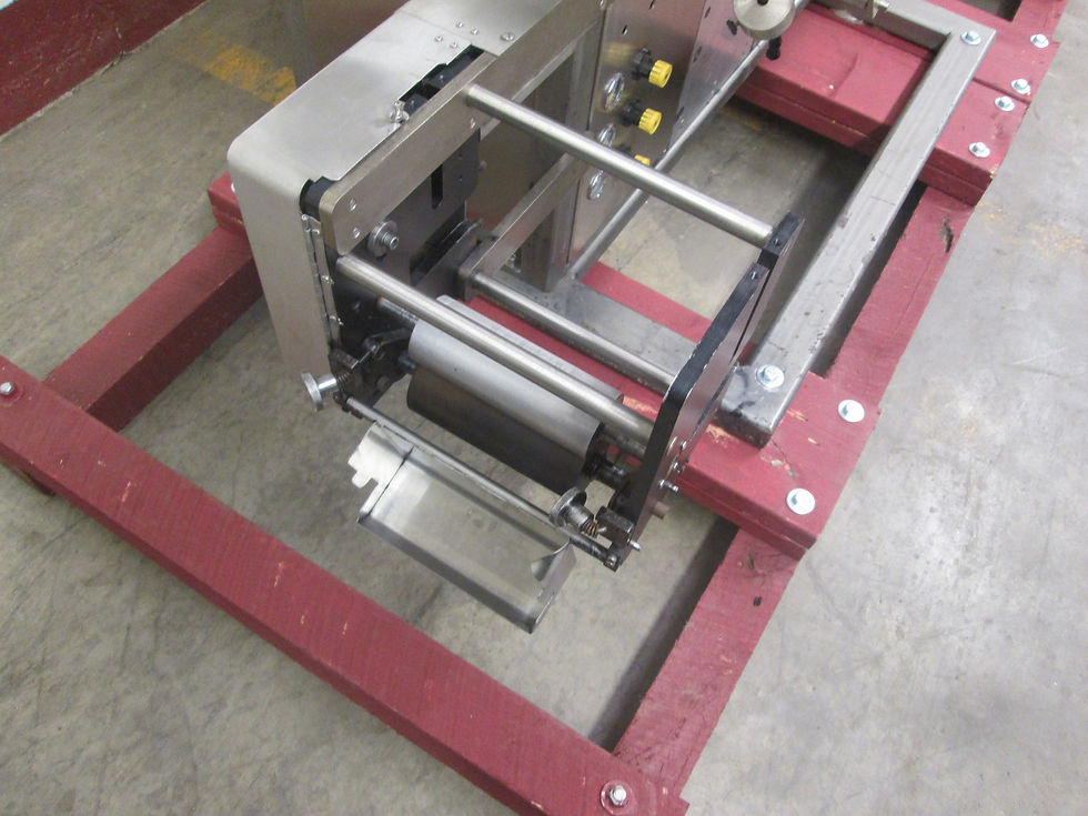 Thumbnail: Wrapade, Vertical 4 sided seal strip packing machine.
