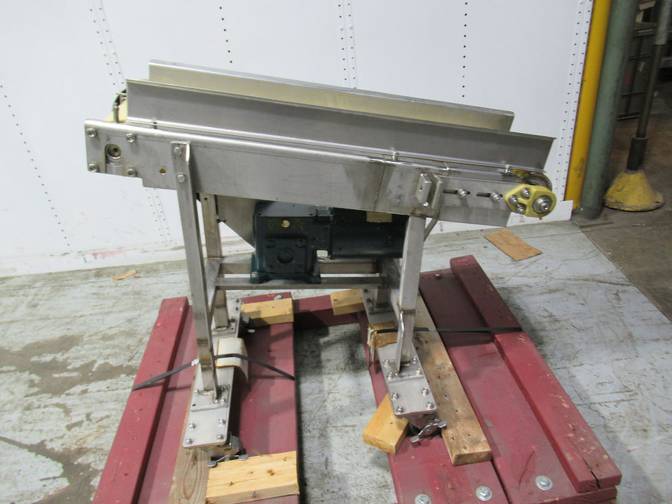 Neoprene belt conveyor