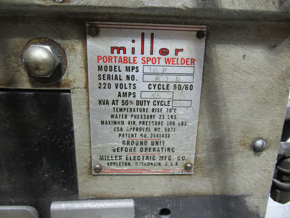 Thumbnail: Miller Electric Manufacturing, Model MPS 10P