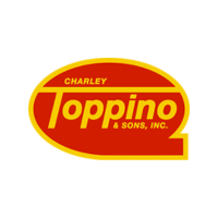 Charley Toppino & Sons, Inc. logo in red and yellow on a white background.