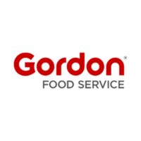 Gordon Food Service logo in red and gray on a white background.