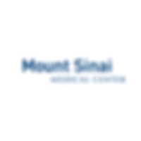 Mount Sinai Medical Center logo on a white background, text in blue.