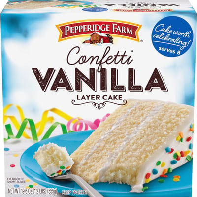 Peppperidge Farms Vanilla Cake