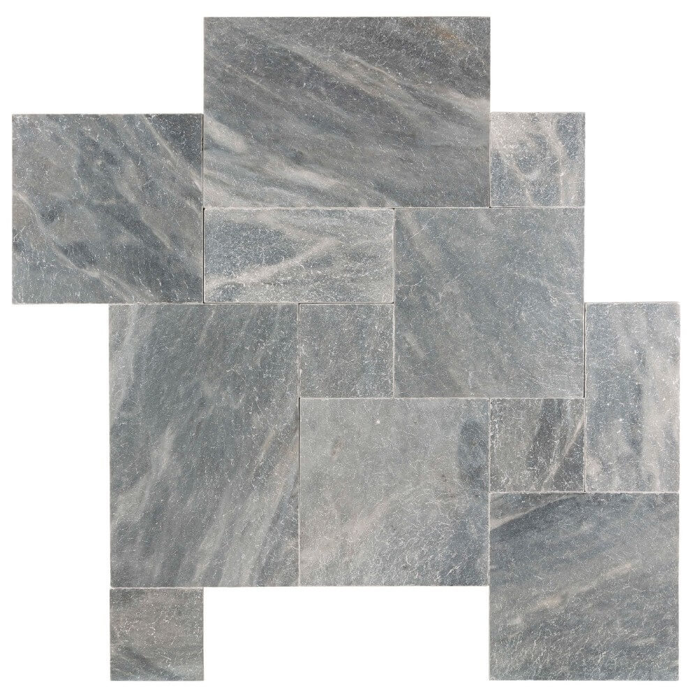 Tahoe Leathered Marble Pavers