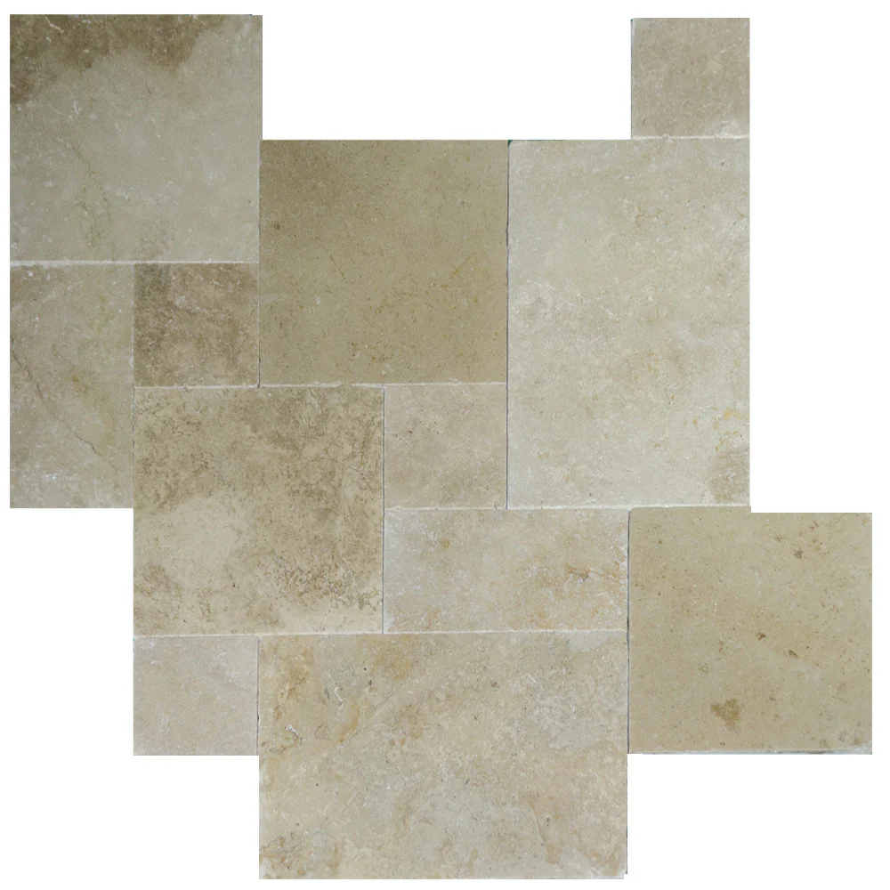 Walnut Tumbled Travertine Pavers