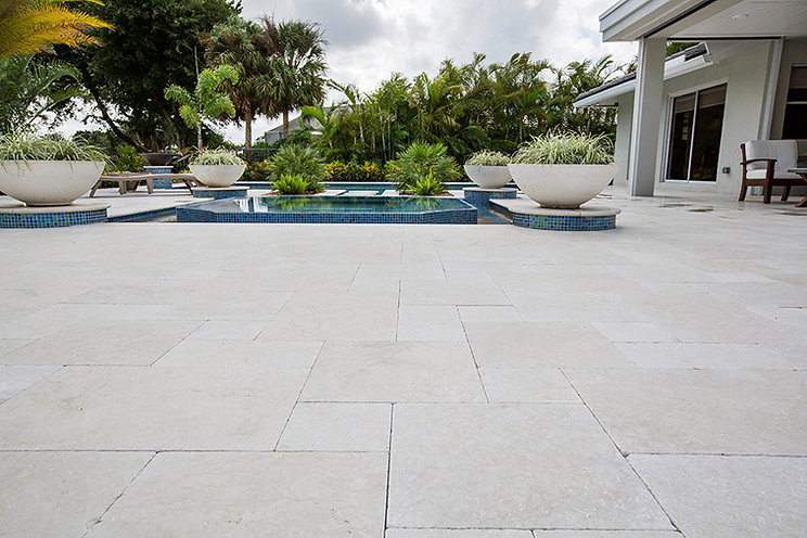 24x24 Crema Bella Marble Pavers