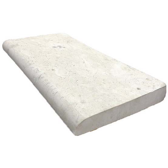 Seashell Bullnose Limestone Coping
