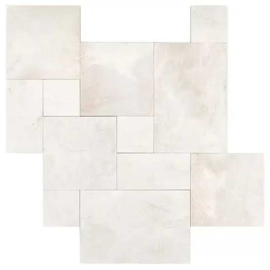 Royal Cream Tumbled Marble Pavers