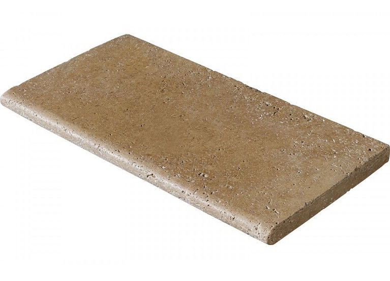 Noce Bullnose Travertine Coping