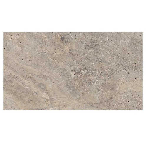 12x24 Silver Tumbled Travertine Pavers