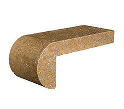 Noce Remodeling Travertine Coping