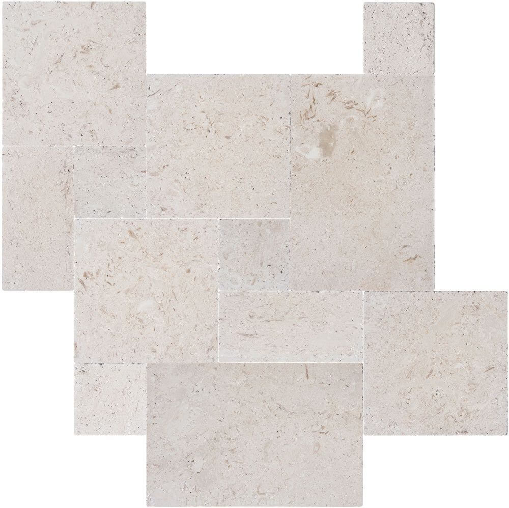Seashell French Pattern Limestone Tiles