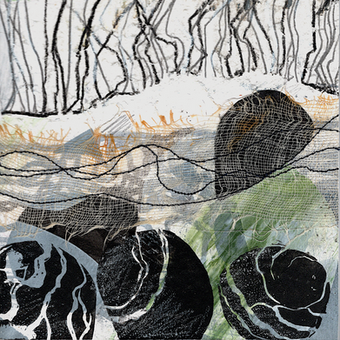 Collage, Monoprint, Screenprint, Work on Paper, Mixed media, Installation, Multiples, art