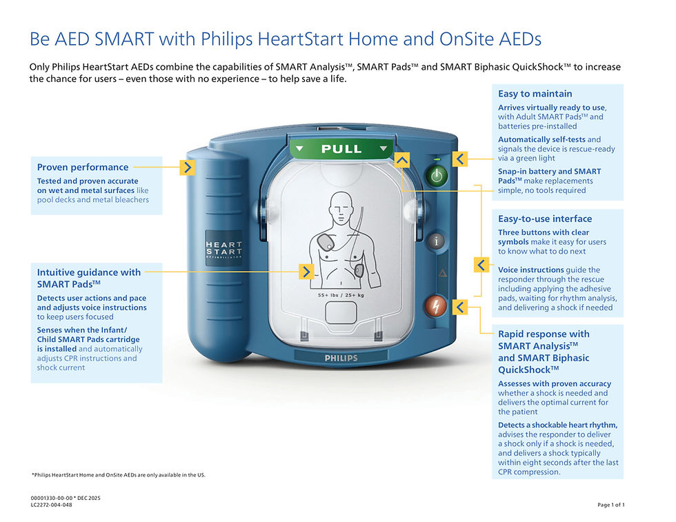 Miniatura: HeartStart  Home AED w/ Carry Case and Trainng DVD