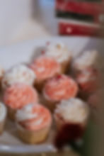 Cupcakes roses et blancs signés Chris & Noe