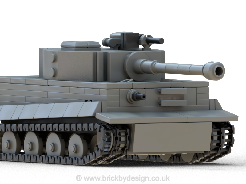 Thumbnail: Lego WW2 Tiger I - Tank Model