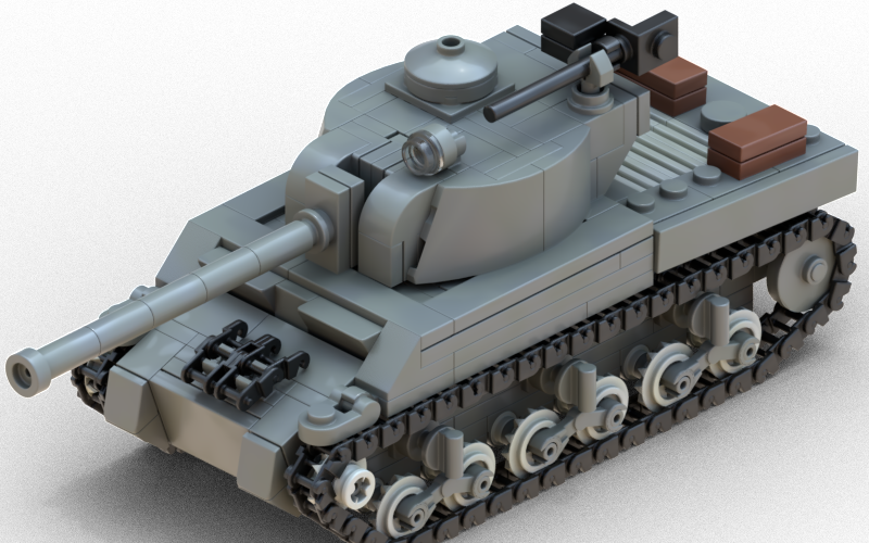 Lego WW2 Sherman Firefly Tank