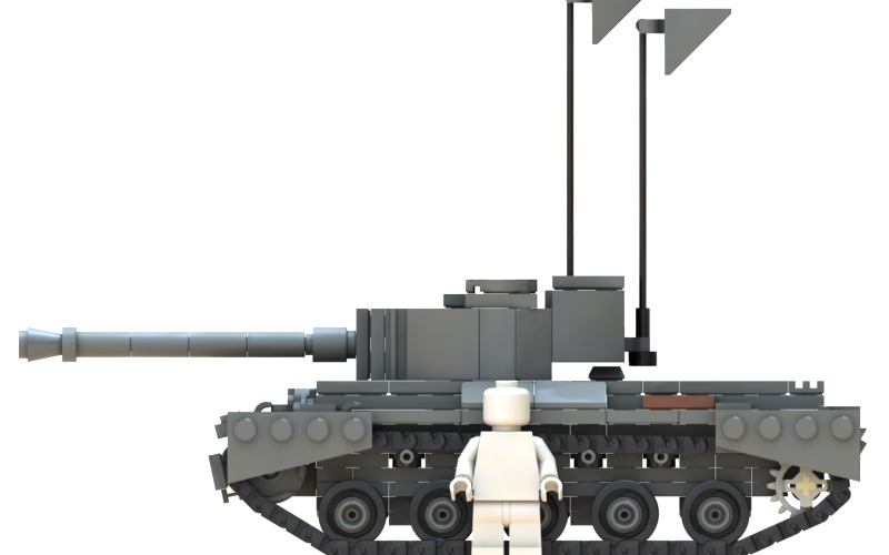 Comet A34 Lego WW2 Tank British