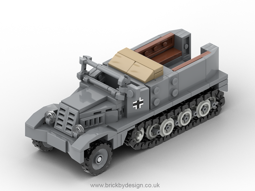 Lego Ww2 Military vehicles German Half track