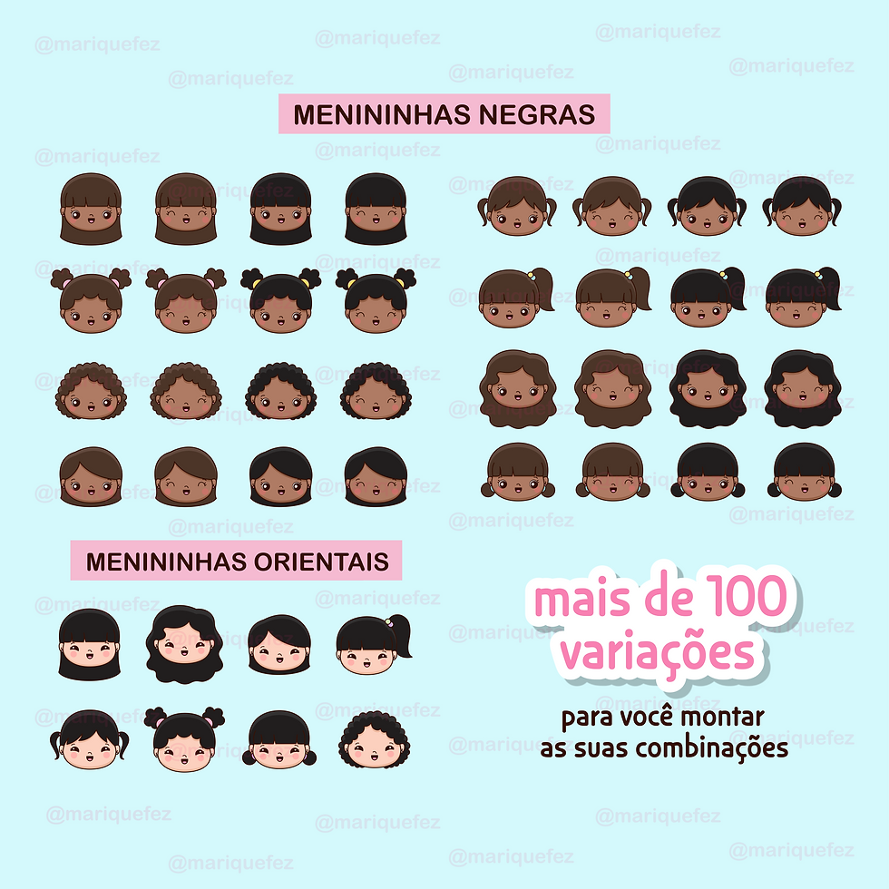 Miniatura: Kit Digital Menininhas Cute