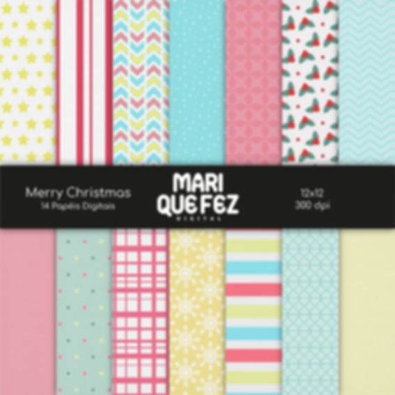 Merry Christmas Digital Paper