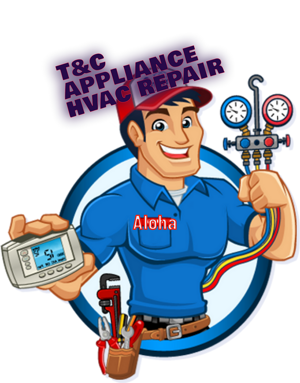 Heating & Air LOGO for T&C Appliance/HVAC Repair