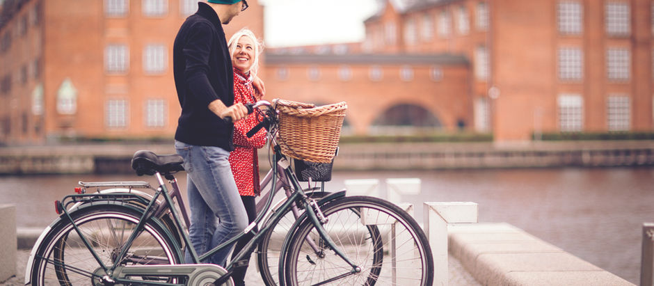 The bike is a Dane's best friend