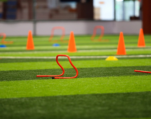 CMJ Performance and Sport Science Waco. Athlete Speed Training using hurdles
