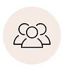 Outline of three people