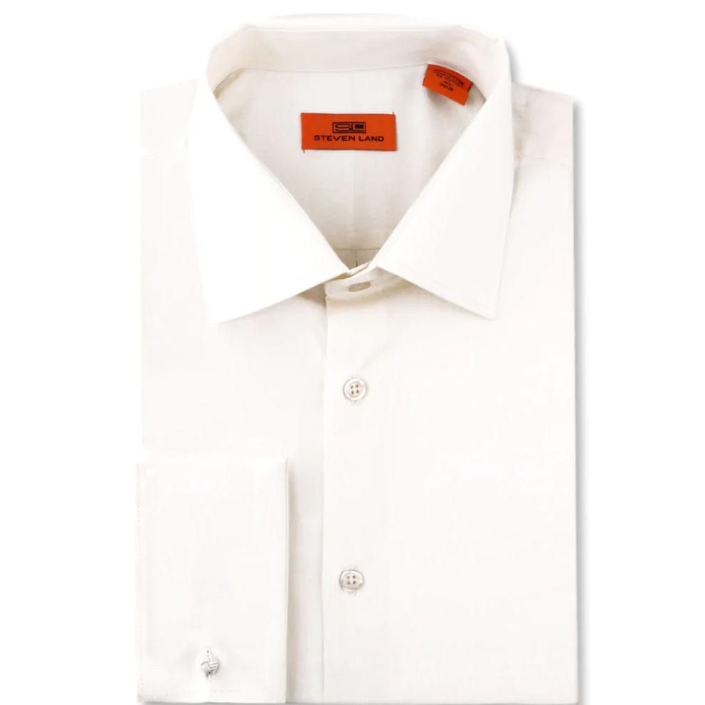Steven Land Dress Shirt| Classic Fit | French Cuff | 100% Cotton