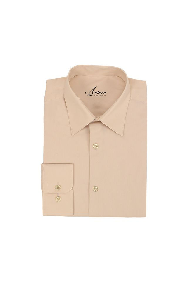 Thumbnail: Arturo Men's SLIM Fit Long Sleeve Dress Shirt-Solid Color