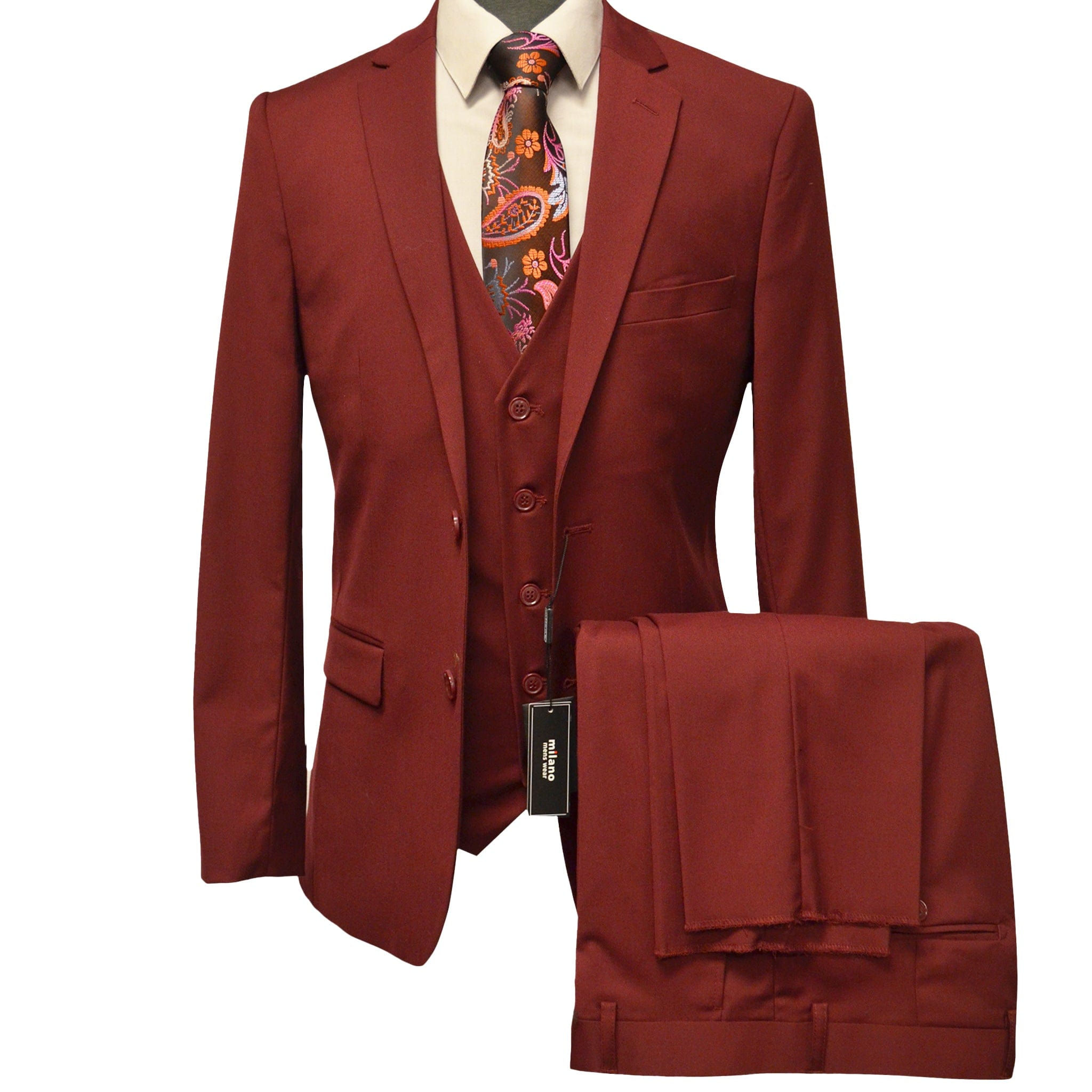 Lorenzo Menswear Modern Fit Suit-Mz300