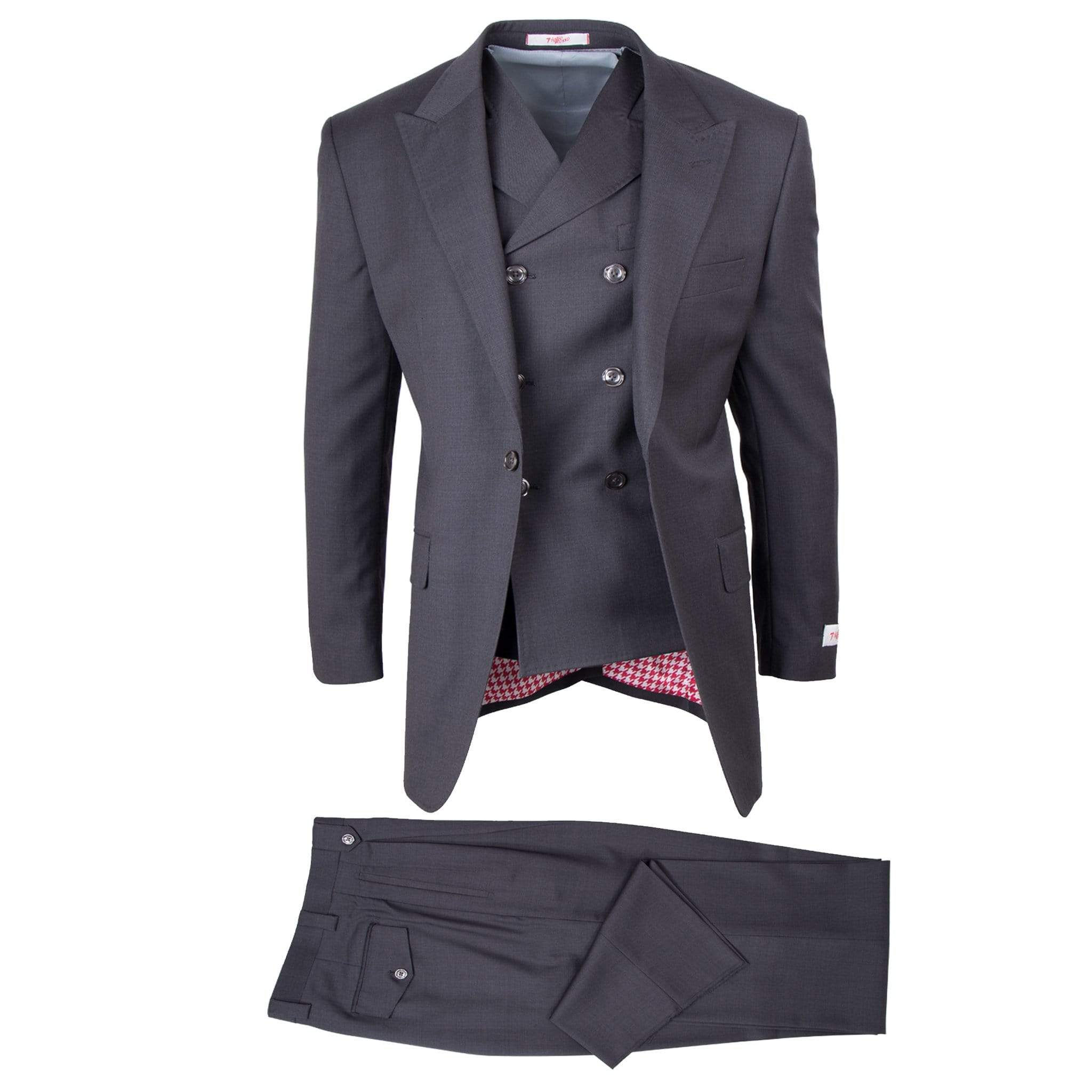San Giovesse Suit & Vest - Grey