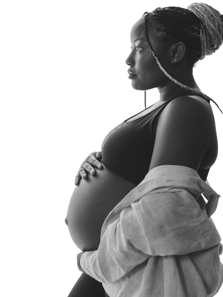 Pregnant African American Woman