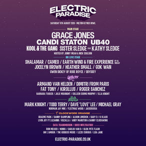 ELECTRIC PARADISE MAKES ITS DEBUT WITH GRACE JONES, CANDI STATON AND UB40