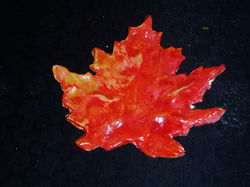 Clay Autumn Leaf