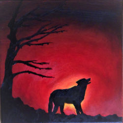Wolf at Dusk