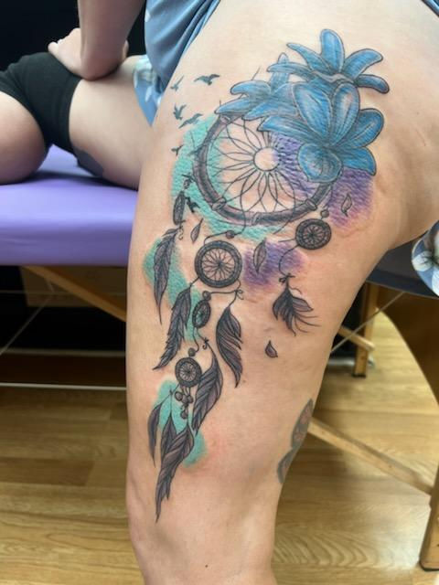 Dreamcatcher Tattoo by Lauren at Tattoo Galaxy Ambler