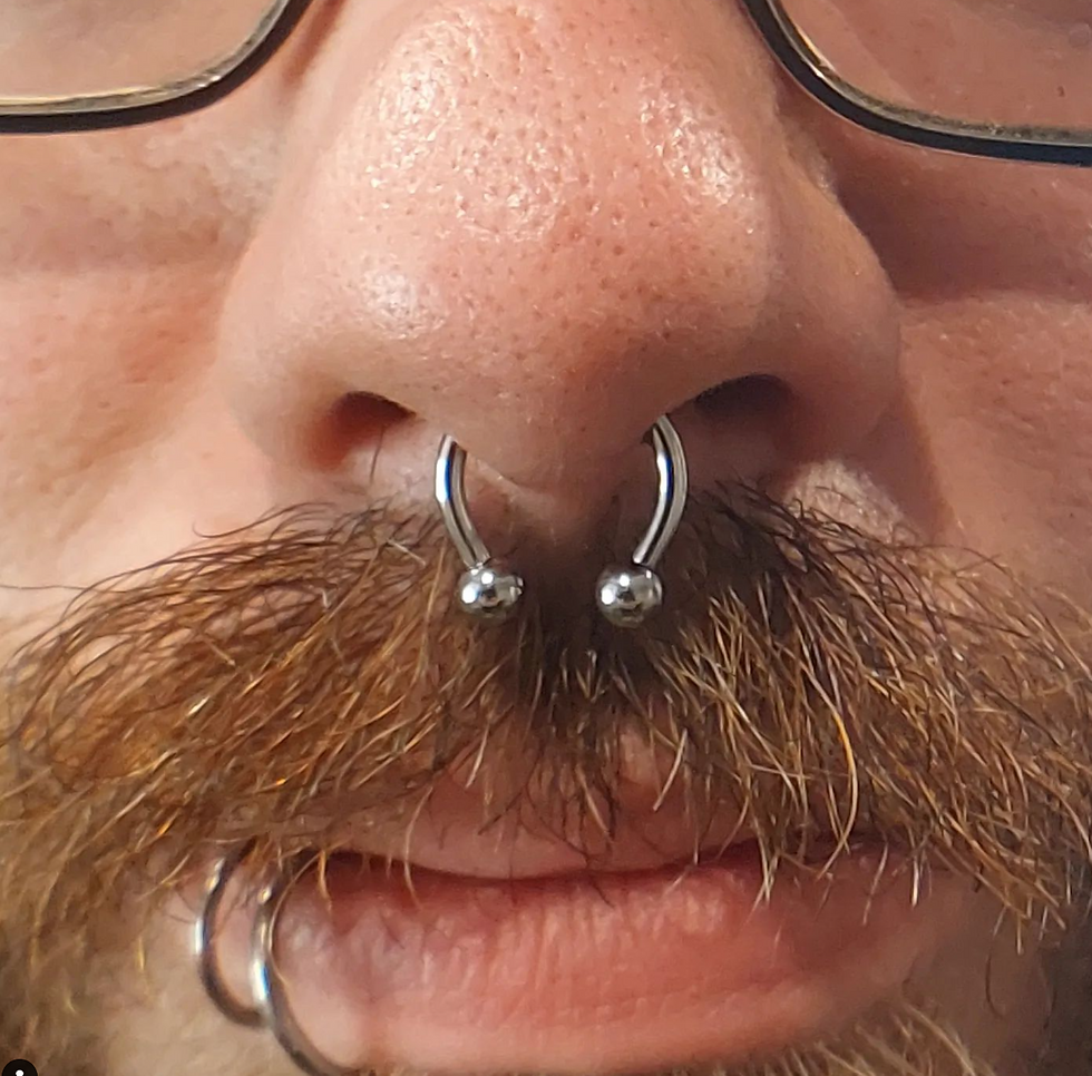 Septum Piercing Circular Barbell Feasterville - Trevose PA, Body Piercing